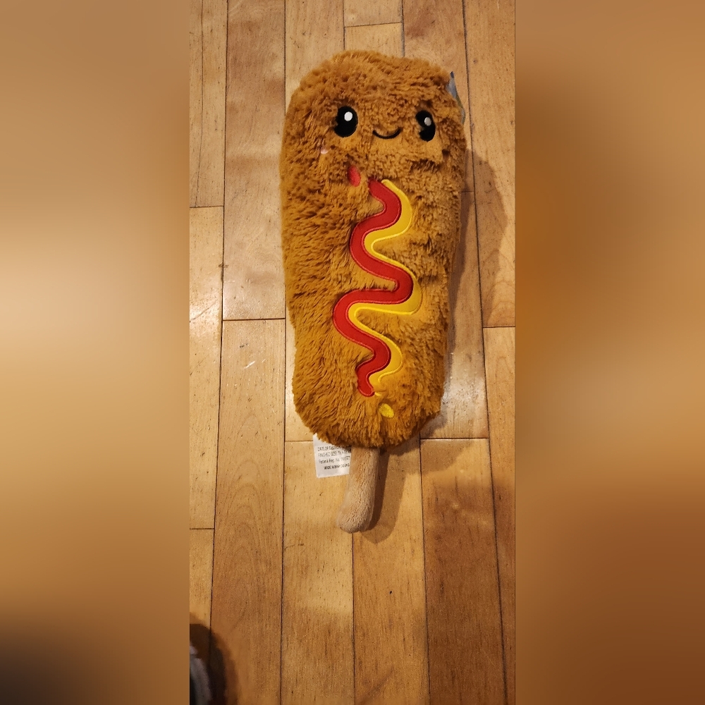 Squishables plush corn dog